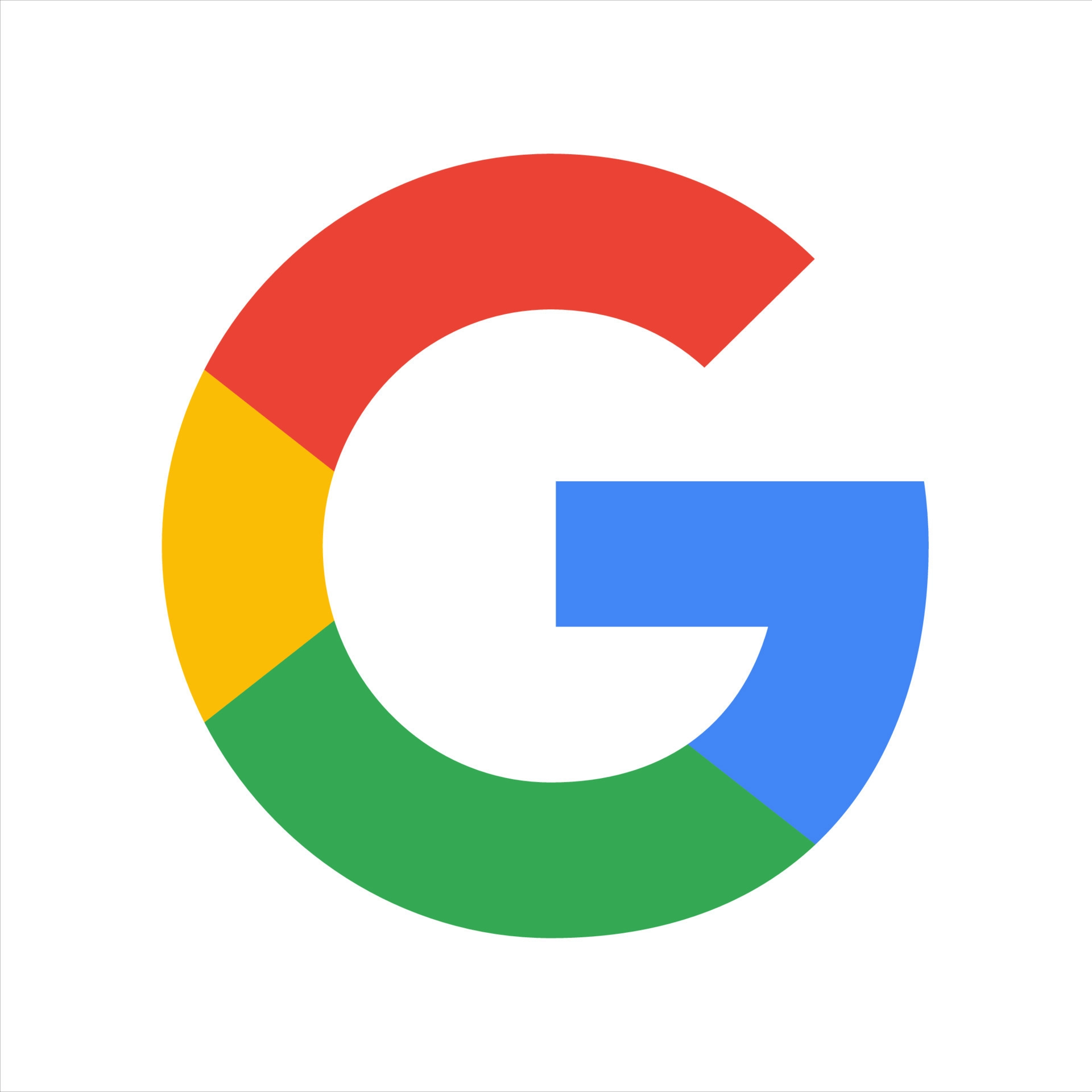 colourful google logo on white background free vector